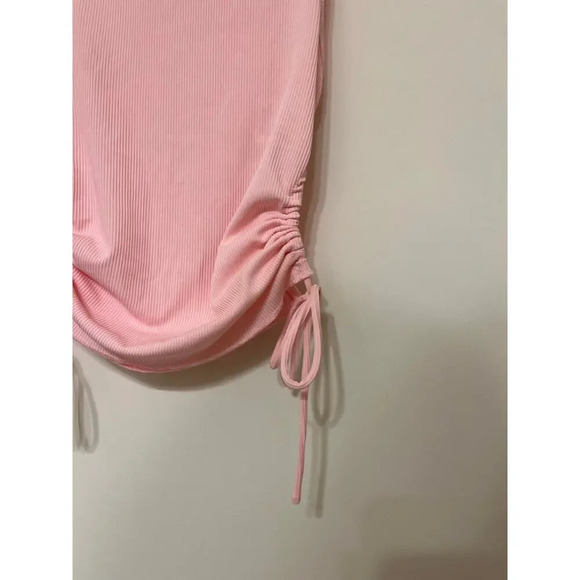 Princess Polly pink ribbed tank top size 4 small - Picture 2 of 4